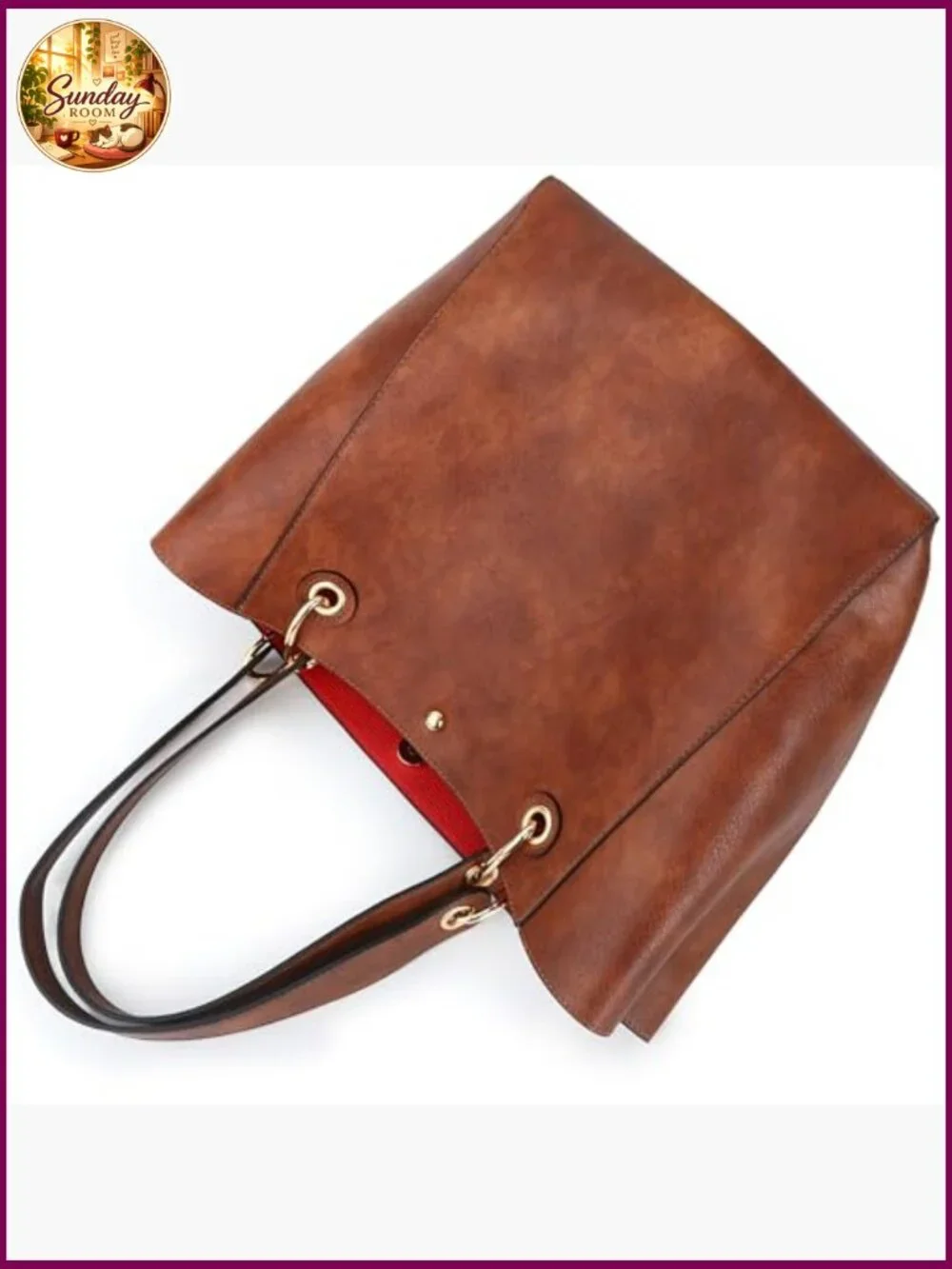 Large Work Tote Bag Women Designer Handbags Big Bucket Purses Vegan Leather